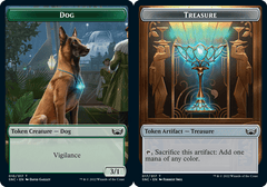 Dog (010) // Treasure (017) Double-Sided Token - Foil